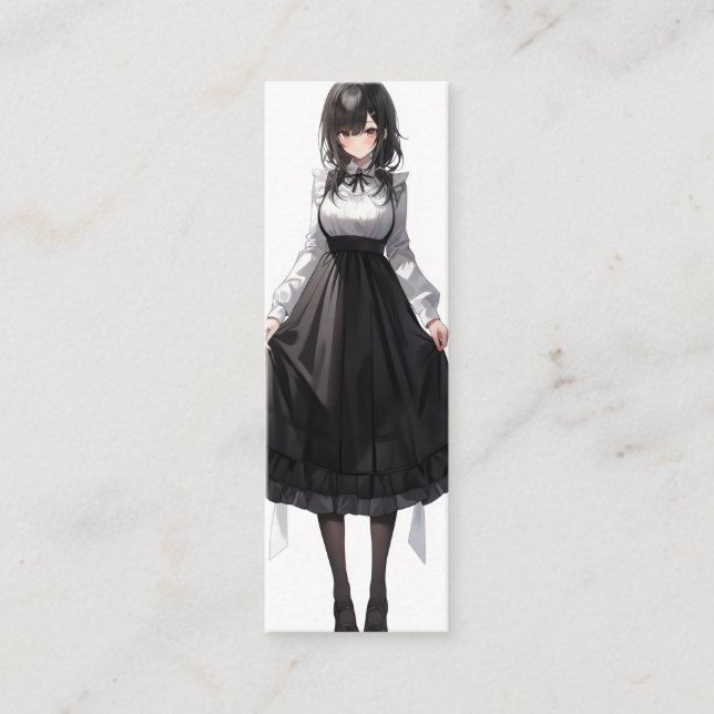 Cartão De Visita Mini Anime Bonito (Frente)
