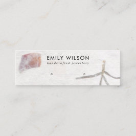 CARTÃO DE VISITA MINI APRESENTAÇÃO DE OUTROS ESTUDOS DE PAPEL PETAL PINK