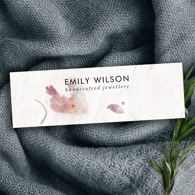 CARTÃO DE VISITA MINI APRESENTAÇÃO DE OUTROS ESTUDOS DE PAPEL PETAL PINK (Criador carregado)