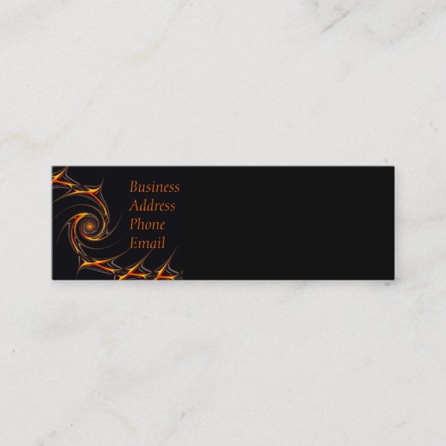 Cartão De Visita Mini Arame farpado legal (Frente)