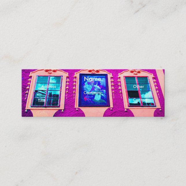 Cartão De Visita Mini Arquiteto Windows II (Frente)