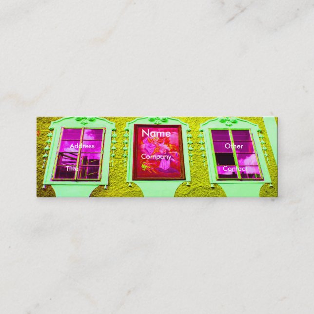 Cartão De Visita Mini Arquiteto Windows IV (Frente)