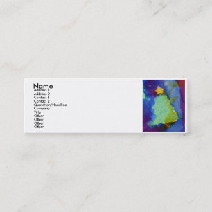 CARTÃO DE VISITA MINI ÁRVORE DE NATAL 2