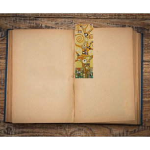 Cartão De Visita Mini Árvore Dourada da Vida Arte – Klimt Art Nouveau