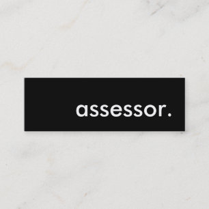 Cartão De Visita Mini assessor.
