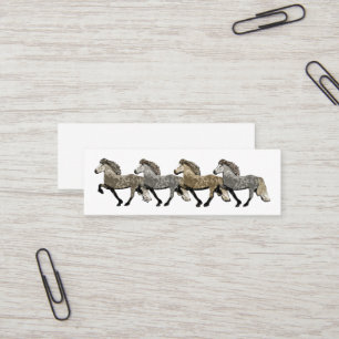 Cartão De Visita Mini Astrid Cavalos Islandeses