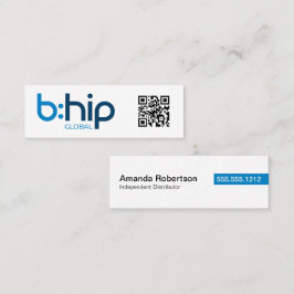 Cartão De Visita Mini b:HIP Distributor Business Card
