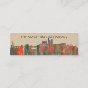 CARTÃO DE VISITA MINI BANHO, SKYLINE BRITÂNICA