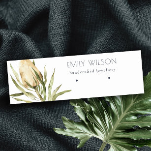 Cartão De Visita Mini Banksia Floral Banksia Bonita - Mostrador