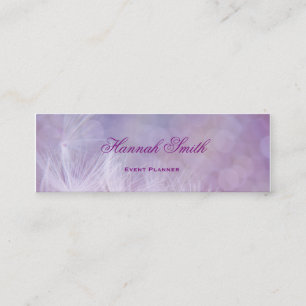 Cartão De Visita Mini Banner profissional elegante de luxo roxo