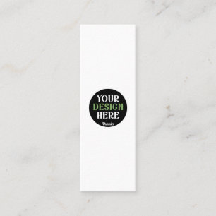 Cartão De Visita Mini beijo personalizado, exclusivo, elegante e minimal