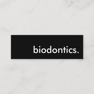 Cartão De Visita Mini biodonética.