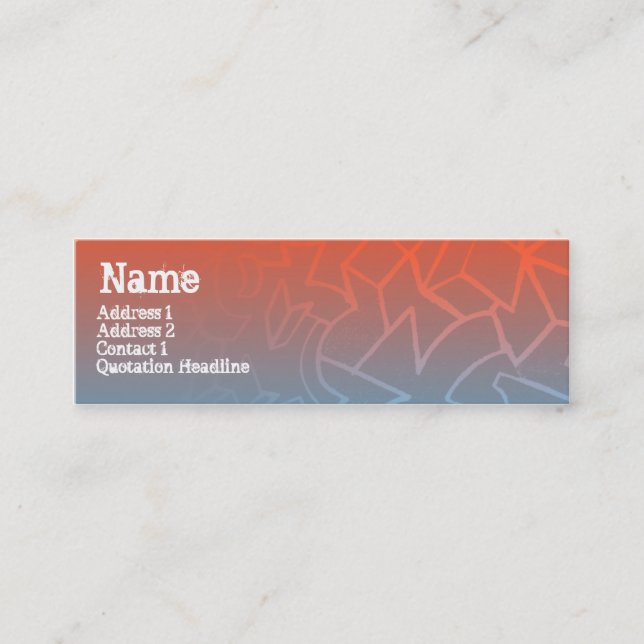 CARTÃO DE VISITA MINI BLOCOS DA RUA (Frente)