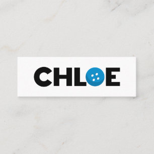 Cartão De Visita Mini Botão Chloe