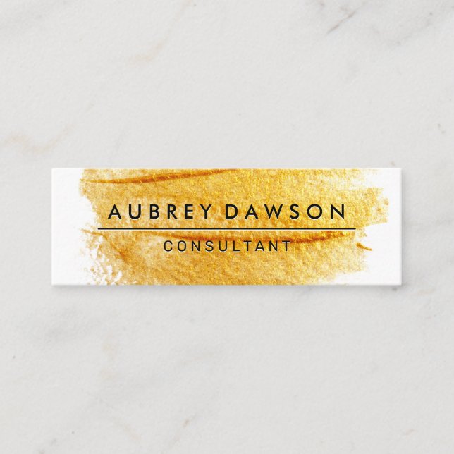 Cartão De Visita Mini Bruto Artístico (Frente)