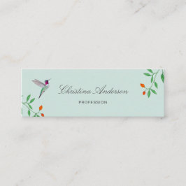 Cartão De Visita Mini California Hummingbird  Business Card