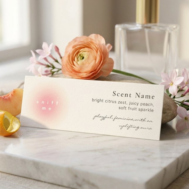 Cartão De Visita Mini Candle Scent Sample Fragrance Mini Tester Card (Candle Scent Sample Fragrance Mini Tester Card)