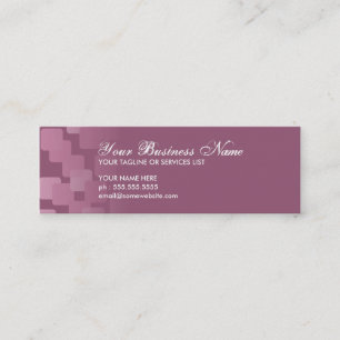 Cartão De Visita Mini cascatas retros