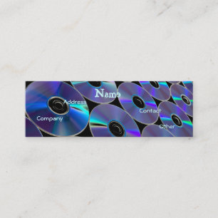 Cartão De Visita Mini Cd do DJ