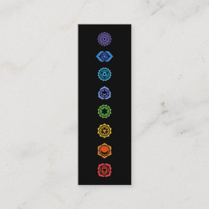 Cartão De Visita Mini chakras clássicos