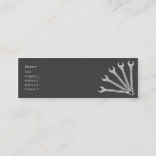 Cartão De Visita Mini Chave - magro