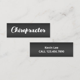Cartão De Visita Mini Chiropractor