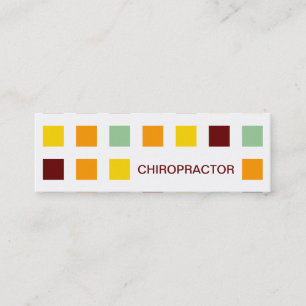 Cartão De Visita Mini CHIROPRATOR (quadrados-mod)