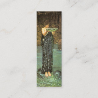Cartão De Visita Mini Circe Invidiosa Bookmark por John W. Waterhouse
