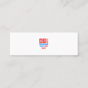 Cartão De Visita Mini Citação de cerâmica engraçada