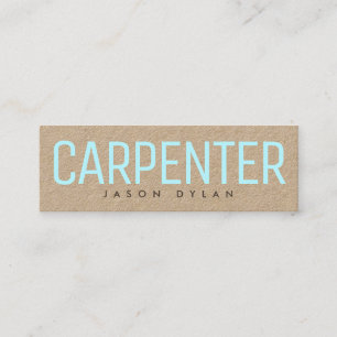 Cartão De Visita Mini Cobrir gigante crafted moderno do texto do estilo