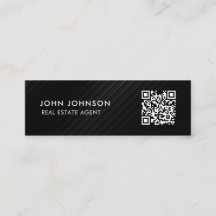 Cartão de Visita Mini Código QR