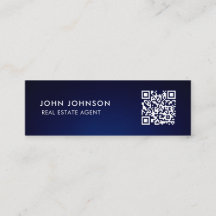 Cartão de Visita Mini Código QR