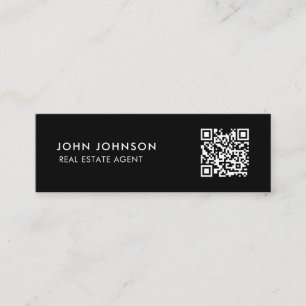 Cartão de Visita Mini Código QR