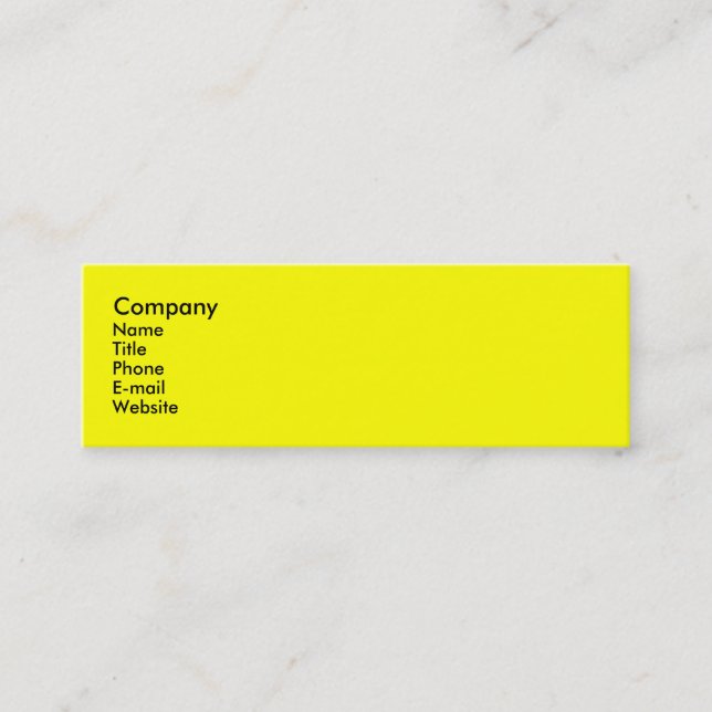 Cartão De Visita Mini Comemore (Frente)