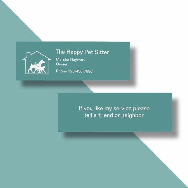 Cartão De Visita Mini Compacto Simples por Separador (Criador carregado)