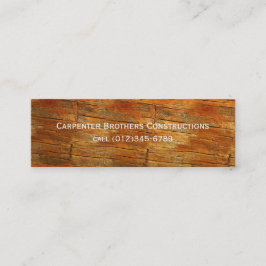 Cartão De Visita Mini construção