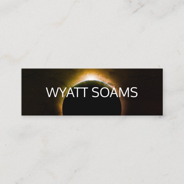 Cartão De Visita Mini Consultor Eclipse (Frente)