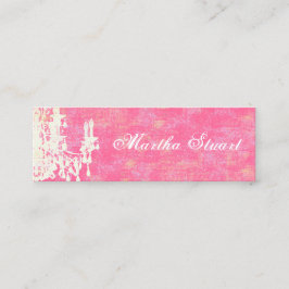 Cartão De Visita Mini COR DA MUDANÇA DO Coco Chandelier -