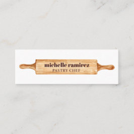 Cartão De Visita Mini Cotovelos Rolando Pinos Patisseriados