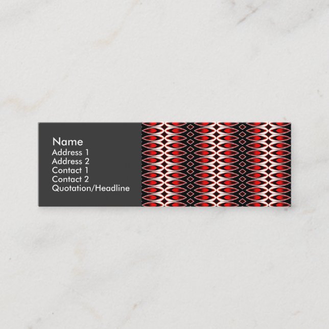 Cartão De Visita Mini Cozinhar com gás (Frente)