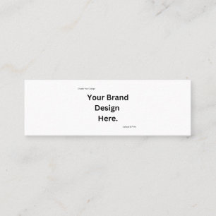 Cartão De Visita Mini Crie seu próprio Design e Impressão