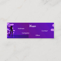 Dançarina De Azul Roxo