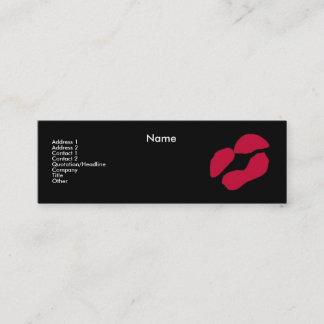 Cartão De Visita Mini De "artista composição "