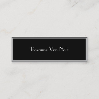 Cartão De Visita Mini Deco