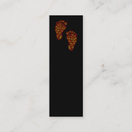 Cartão De Visita Mini Dedos Tribais