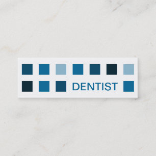 Cartão De Visita Mini DENTIST (quadrados-mod)