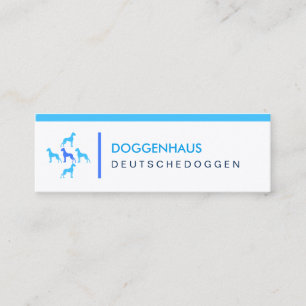 Cartão De Visita Mini Deutsche Doggen Visitenkarten