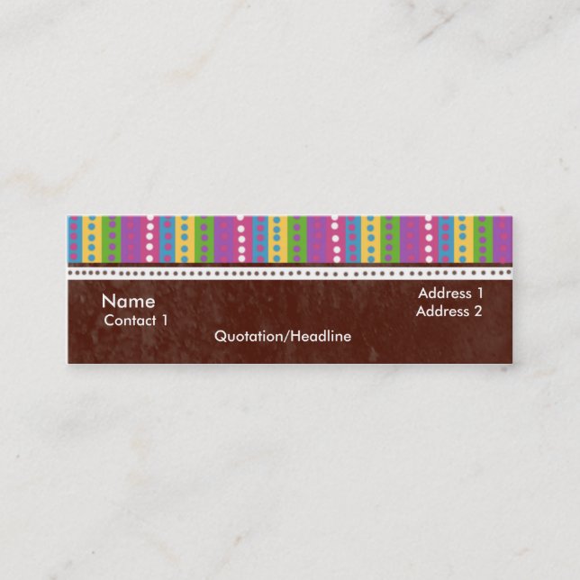 Cartão De Visita Mini Dolla (Frente)