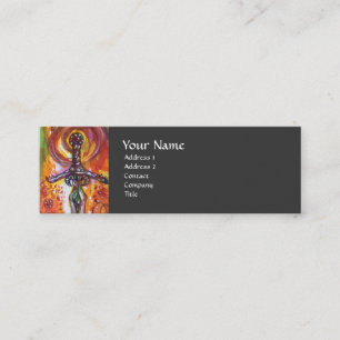 CARTÃO DE VISITA MINI DURENDAL, ESPADA ROMÂNTICA E ANGEL