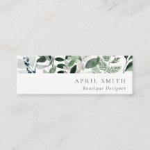 Elegante Moderno Verde Folhagem Tropical Fern